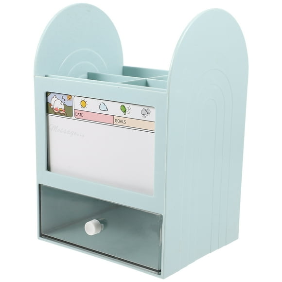 KAKOWELY Contenedor para bolígrafos domésticos Organizador de bolígrafos multifunción Caja de plástico para bolígrafos Accesorio para bolígrafos