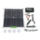 thumbnail image 1 of Kit de panel solar portátil monocristalino de 200 W y 12 V con controlador para ciclismo, montañismo, senderismo y acampada, 40 A., 1 of 14