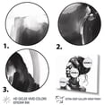 thumbnail image 3 of Designart "Pierce of an African American Woman I" Portrait Metal Wall Art Set, 3 of 5