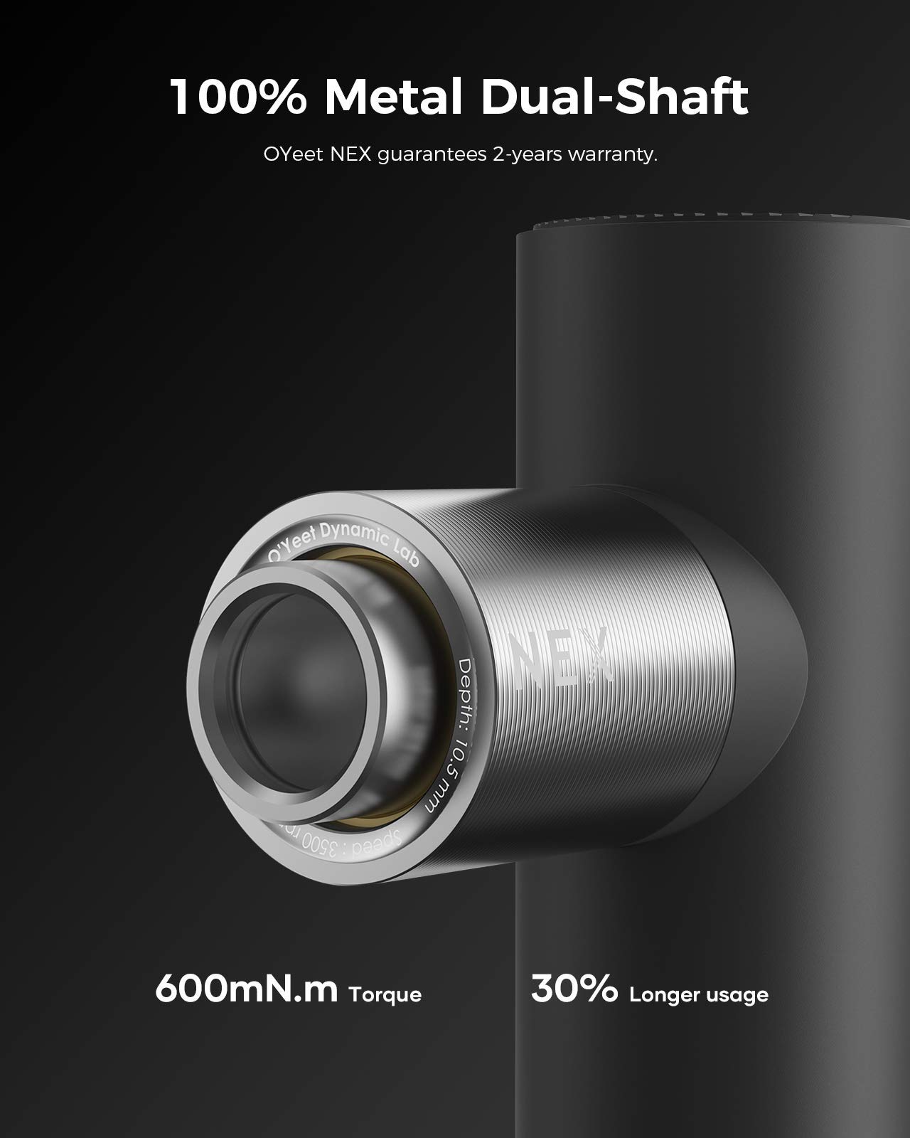 Oyeet Massage Gun For Athletes Nex Gen Mini Percussion Massager Gun For Pain Relief High Intensity Vibration With Portable Travel Case And Professional Training Guide Black Walmart Com