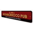 thumbnail image 4 of Family Neighborhood Pub Novelty Decor, Metal Wall Sign - 4x18 Inches, 4 of 4