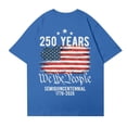 thumbnail image 5 of Women's 250th Anniversary USA Shirt Independence Day Top 4th of July Shirts America 250 Merchandise Flag Graphic Casual Tee, 5 of 6