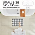 thumbnail image 2 of Alfombra de baño TYUU Waffle, antideslizante, lavable, absorbente, 60 x 40 cm, 2 of 9