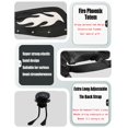 thumbnail image 2 of Cycling Wrap Skull Cross Cap Men/Women Do Du Rag Leather Doo Rag Flame Cap with Snug Fit for Outdoor Activities, 2 of 6