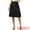 Black, variant on DARING DIVA Women's Pleated Elastic High Waist Belt Casual A-Line Midi Skirts XS Black