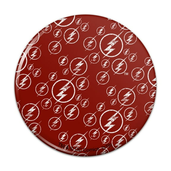 The Flash TV Series Logo Pattern Kitchen Refrigerator Locker Button Magnet