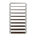 thumbnail image 4 of IVV Shoe Rack, 10 Tier Shoe Organizer with Nonwoven Fabric Cover, Shoe Storage Shelf for 27 Pairs of Shoes, Entryway, Suitable for Sneakers, High Heels, Flats, and Boots, Gray, 4 of 7