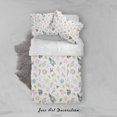 thumbnail image 3 of 3D Blanco Floral Funda de edredón Set Ropa de cama Set Funda Nórdica Fundas de almohada SF06, 3 of 3