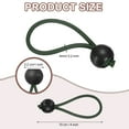 thumbnail image 2 of Cuerdas elásticas Uxcell de 8" con bolas, 20 piezas de cuerdas elásticas con bolas para sujetar lonas para tiendas de campaña, color púrpura y negro, 2 of 7