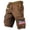 Brown -BL24, variant on Cargo Shorts for Men Tactical 250 Anniversary USA Shorts 1776 American Flag Graphic Patriotic 4th of July Shorts Brown L