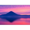 thumbnail image 2 of Disaro, Giorgio 24x17 White Modern Wood Framed Museum Art Print Titled - Sunrise At Kuril Lake, 2 of 4