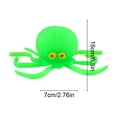 thumbnail image 3 of Octopus Squeeze Toy Children's Bath Toy TPR Water Play Stress Relief Octopus, Squirt Sprinkler Fun for Pool Beach Shower, Sensory Fidget Toy for Kids Adults,Green, 3 of 6