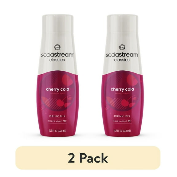 SodaStream Cherry Cola Mix, 14.8 fl oz. (Pack of 2)