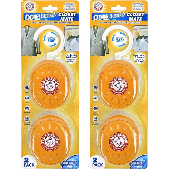 Odor Busterz Closet Mate, 4 Count Deodorizer