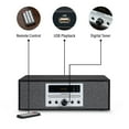 thumbnail image 3 of Crosley Finn AM/FM Radio CD Player with Stereo Bluetooth Speakers, Wireless Music Streaming, 3 of 11