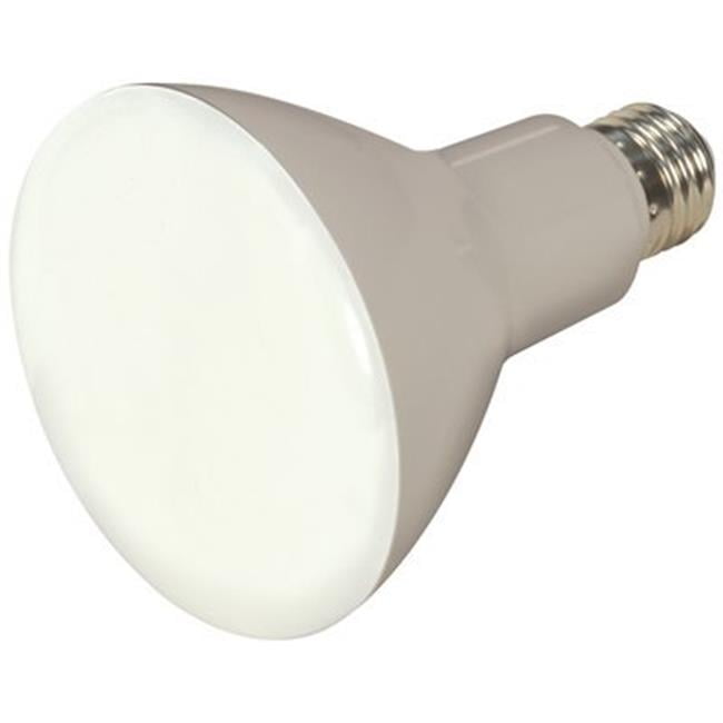 Satco Products S9621 Satco Led Flood Lamp  Br30  9.5 Watt  3000K  80 Cri  Medium Base  120 Volts  Dimmable  Long Life  Frosted*