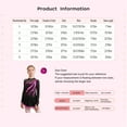 thumbnail image 5 of Doomiva Kids Girl's Sparkly Long Sleeve Figure Ice Skating Dance Dress Gymnastics Skirted Leotard Dress and Hair Band Set Purple 8, 5 of 5