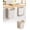 Beige, variant on Foldable Hanging Trash Can,2026 New Hanging Bin for Kitchen Cabinet Doors, Plastic Folding Garbage Bin for Cabinet, RVs, Cars & Camping