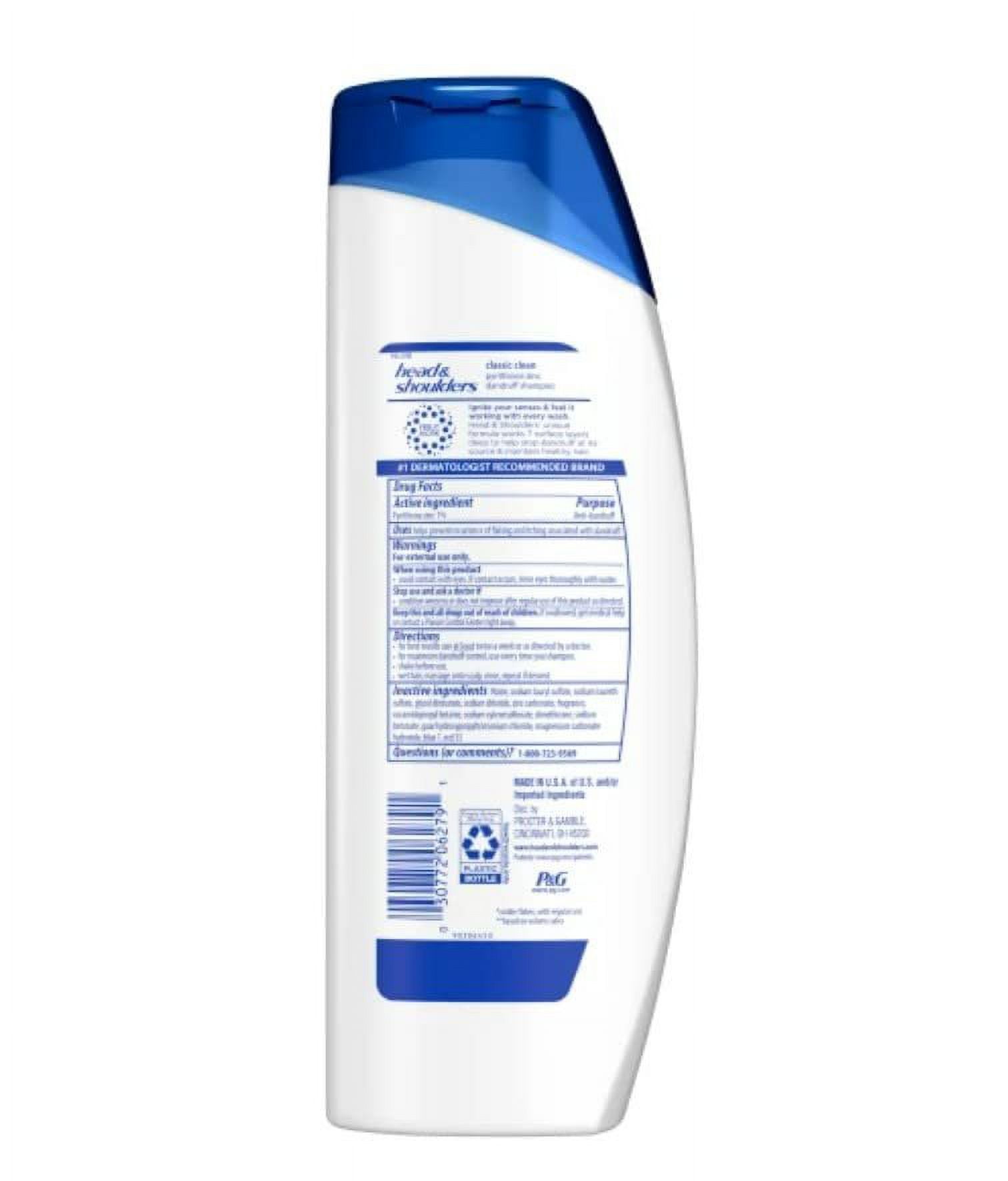 (6 pack) Head and Shoulders Dandruff Shampoo, Classic Clean, 12.5 oz