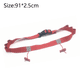 thumbnail image 2 of Cinturón digital para correr, triatlón y maratón. No requiere alfileres. Cinturón ajustable para correr, color rojo, 2 of 5