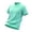 Mint Green, variant on Boys Rash Gaurd Short Sleeve Sun Shirts Boys Swim Shirts Quick Dry Shirt Boys Summer Shirts 9-10 Years