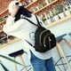 thumbnail image 4 of Mochila para mujer mochila negra de nailon de tamaño libre para ir de compras ANGGREK Otros, 4 of 7