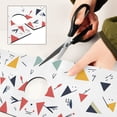 thumbnail image 6 of Yayeee Faucet Mat for Kitchen Sink 30" Diatomite Long Splash Guard Pad, Colorful Triangles, 6 of 7