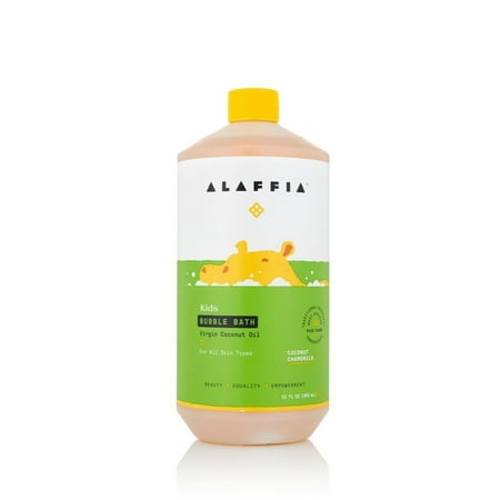 Alaffia Kids Bubble Bath Coconut Chamomile 32 fl oz