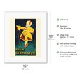thumbnail image 2 of Charleston Rum (Rhum) - Bordeaux France - Vintage French Advertising Poster by Jean D'Ylen c.1925 - Fine Art Rolled Canvas Print 11in x 14in, 2 of 4