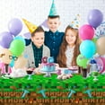 thumbnail image 4 of Nappe de Fête Geme, Ensemble de Nappe de Fête Décorations Nappe, pour Fournitures de Décorations d'Anniversaire de Jeu, 4 of 6