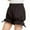 Black, variant on Hiijoy Toddler Girls Cute Lace Shorts Elastic Waist Lightweight Shorts, Sizes 4-5T