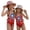 Vermilion(American Flag Floral Print), variant on 4th of July Swimsuit for Kids Girls Size 6-7 One Piece Swimsuit Summer Patriotic American Flag Butterfly Swimsuits Swim Sleeveless Beach Vacation Happy Festival Bathing Suits Dark Blue 5-6 Years
