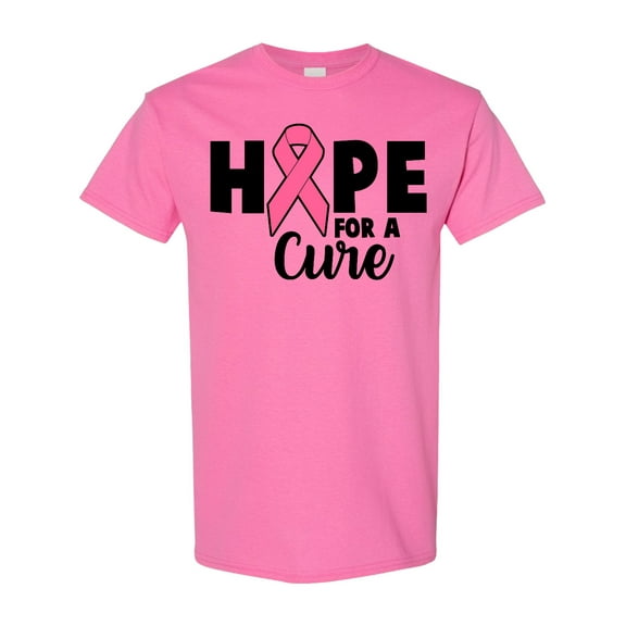 Inktastic Breast Cancer Hope for a Cure T-Shirt