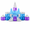 Diamond Colorful Magnetic Tiles - 106pcs (Color Box), variant on Diamond Surface Magnetic Tiles Building Set 80-245 PCS Colorful Strong Magnet Construction Blocks STEM Gift