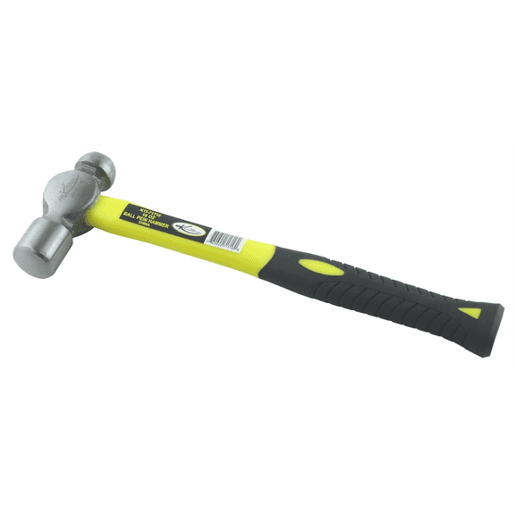 K-Tool 71716 16 oz. Ball Peen Hammer with Fiberglass Handle