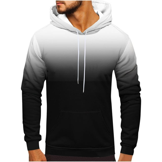 QIPOPIQ Sportswear Men's Pullover Club Hoodie Clearance