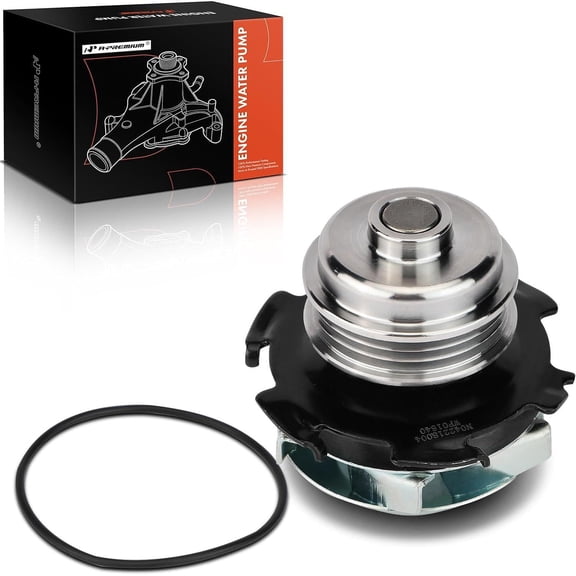 A-Premium Engine Water Pump with Gasket & Pulley Compatible with Cadillac Eldorado 1995-2002 DeVille 1995-2005 Seville & Pontiac Bonneville Oldsmobile Aurora