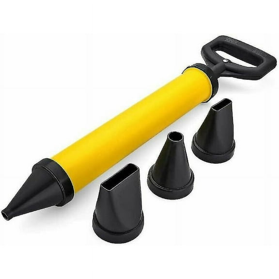 Sarapandan Cement mortar gun mortar syringe hand pump lime cement mortar gun 4x nozzle, Cement Mortar Pistole Sarapandan