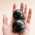WAXIAYUZ 2" Hand Exercise Balls Chinese Health Massage Balls (Black