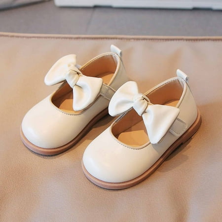 

Babysbule Clearance Girls Shoes Baby Girl Children s Soft-soled Small Leather Shoes Princess Shoes Thick Bottom Casual Shoes