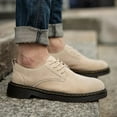 thumbnail image 6 of Men's Classic Suede Urban Oxford Shoes Leather Fashion Casual Shoes Non-Slip TPR Cargo Shoes, 6 of 7