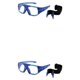thumbnail image 3 of Qarigey Manténgase elegante y seguro con gafas deportivas ligeras Gafas de seguridad Gafas de seguridad Gafas multifuncionales Durable Azul Azul transparente 2Conjunto, 3 of 6