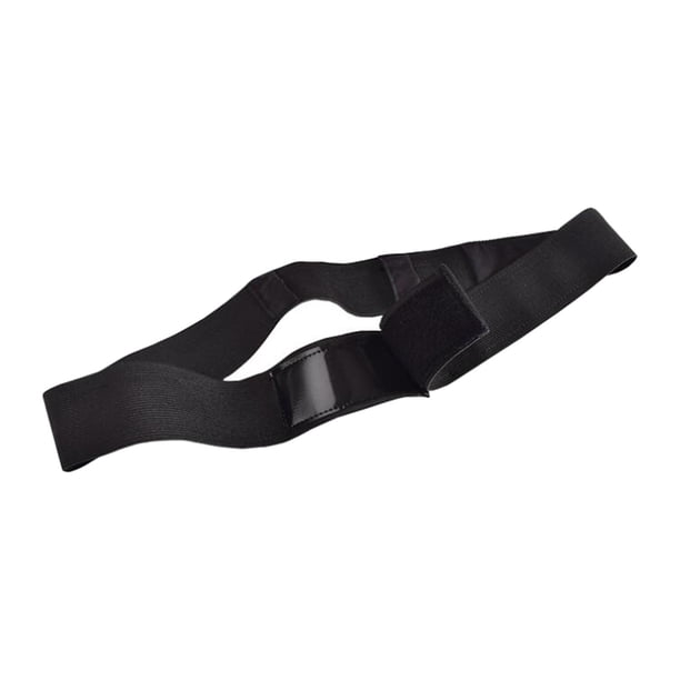 Cinturón abdominal de drenaje ajustable, lavable, de algodón suave, cinturón de cintura para Negro M