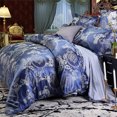 thumbnail image 3 of Juego de edredón nórdico y fundas de almohada Luxury Blue Palace Quilt, 3 of 5