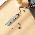 thumbnail image 1 of Type C Hub, USB 3.0 Station d'Accueil en Alliage d'Aluminium 5Gbps Plug And Play pour Voyage, 1 of 8