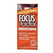 Fo-cus Fa-ctor Macular Health 60 Capsules Promotes Healthy Vision 60 caps