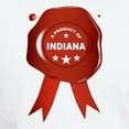 thumbnail image 3 of CafePress - A Product Of Indiana T Shirt - Men's White Classic Cotton T-Shirts, 3 of 4