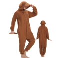 thumbnail image 1 of Pijama Extra grande XXL para hombre, tiburón, adulto, Navidad, ciervo, Animal, Panda rojo, dibujos animados, Halloween, Cosplay, mono femenino, mapache, Kigurumi, 1 of 4