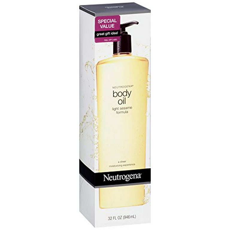 Neutrogena Lightweight Body Oil for Dry Skin Sheer Moisturizer in