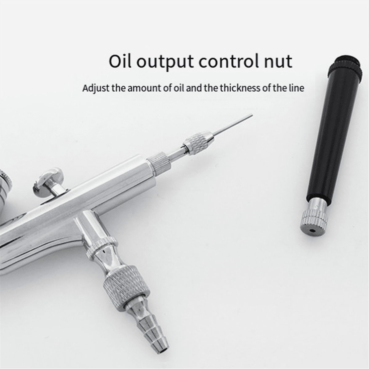 DIY Spraying Tool Kit 0.2mm/0.5mm with Fan Cap 15CC Fluids Cups Efficiency for Model DIY Painting Makeup Nail Art Cake